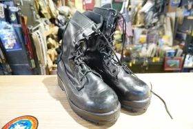 U.S.NAVY Boots Safety Leather size5.5XW used