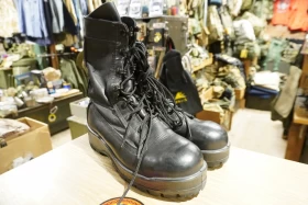 U.S.NAVY Boots Safety Leather size5W used